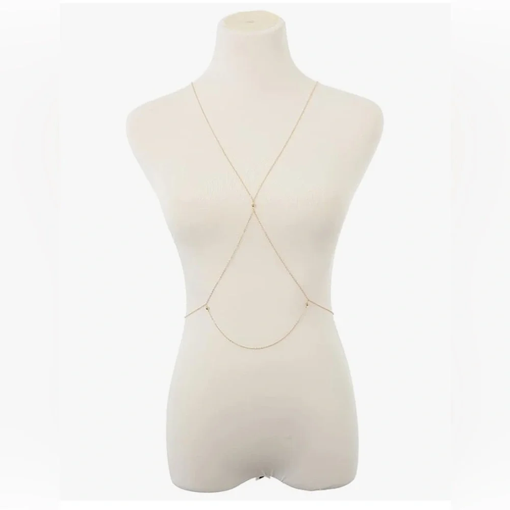 Gold Body Chain - Picture 1 of 5